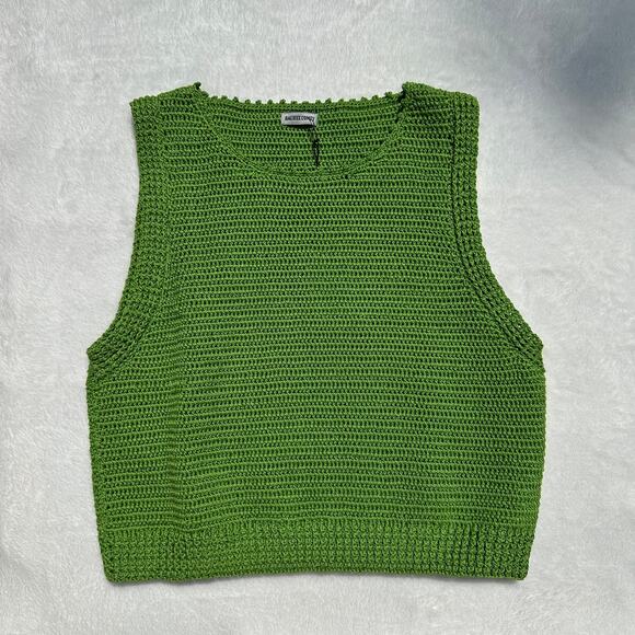 Rachel Comey Lois 100% Cotton Crochet Knit Sleeveless Top Celery Green Sz M $388 - Picture 12 of 16